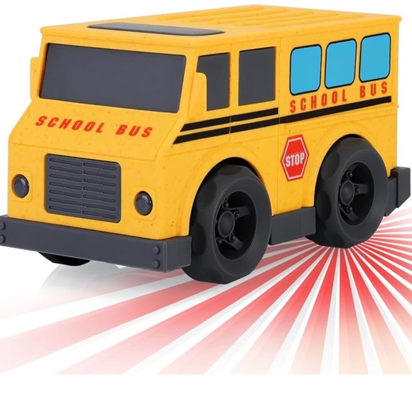 ✨BNWT - Eco-Friendly Wheat Straw Educational Toy Yellow Bus with Light & Sound✨ - Picture 2 of 14